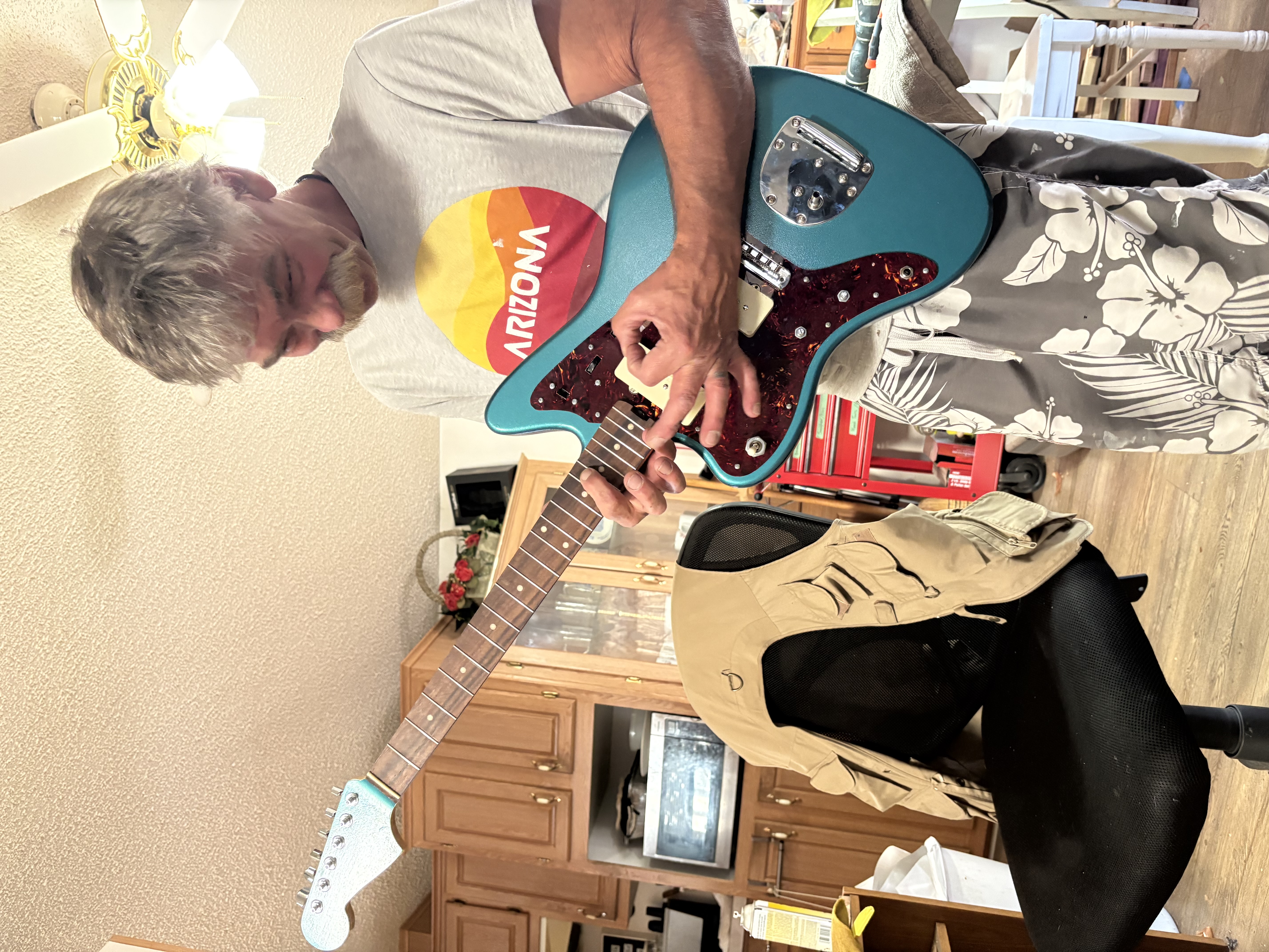 Wooden guitar