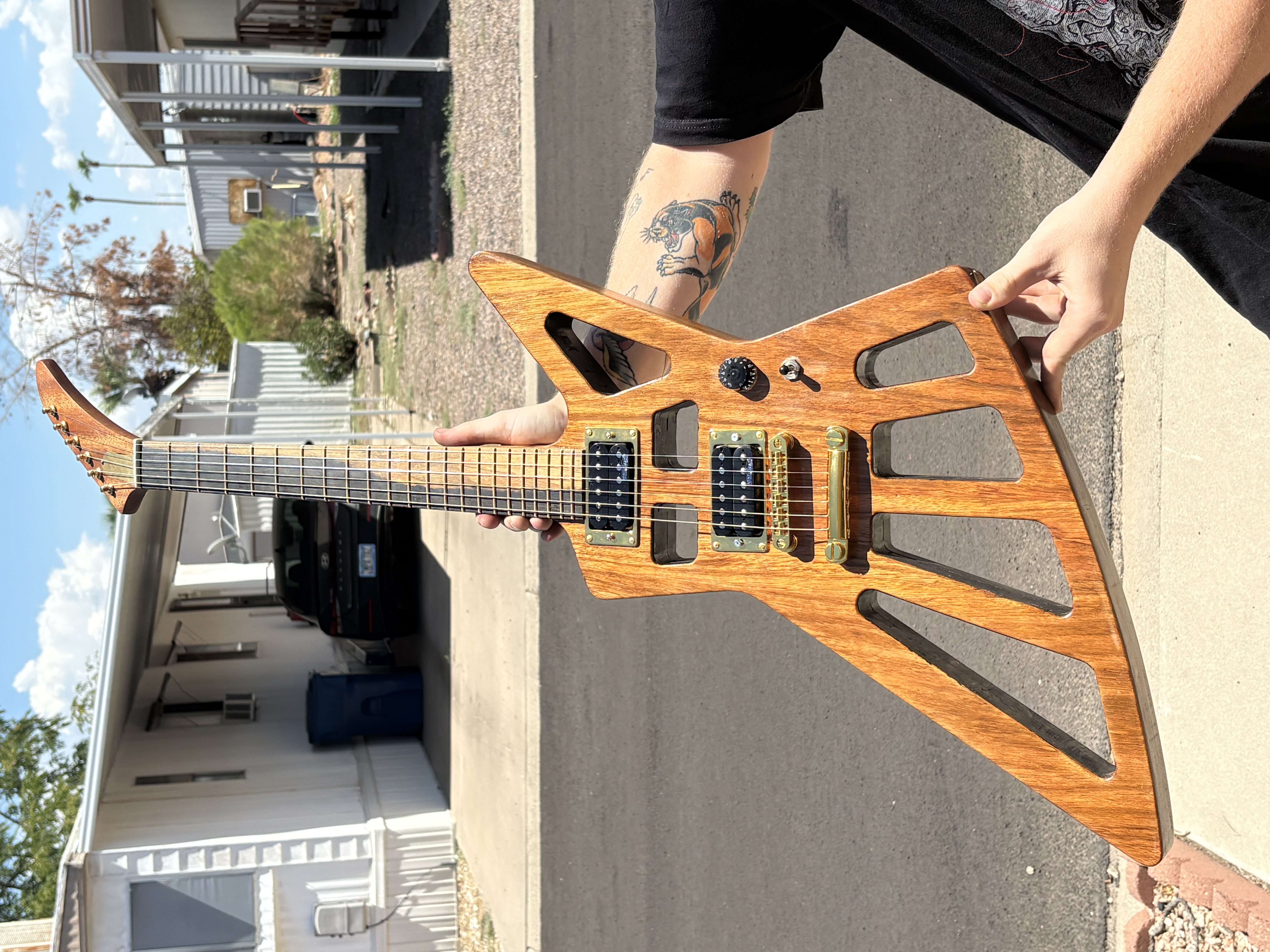 Handcrafted acoustic guitar
